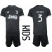 Juventus Gleison Bremer #3 Babykleding Derde Shirt Kinderen 2023-24 Korte Mouwen (+ korte broeken)